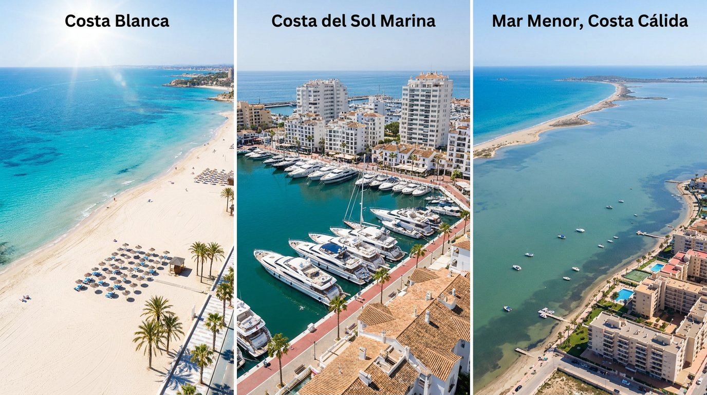 Gdzie zamieszkać w Hiszpanii? Costa Blanca, Costa del Sol czy Costa Cálida